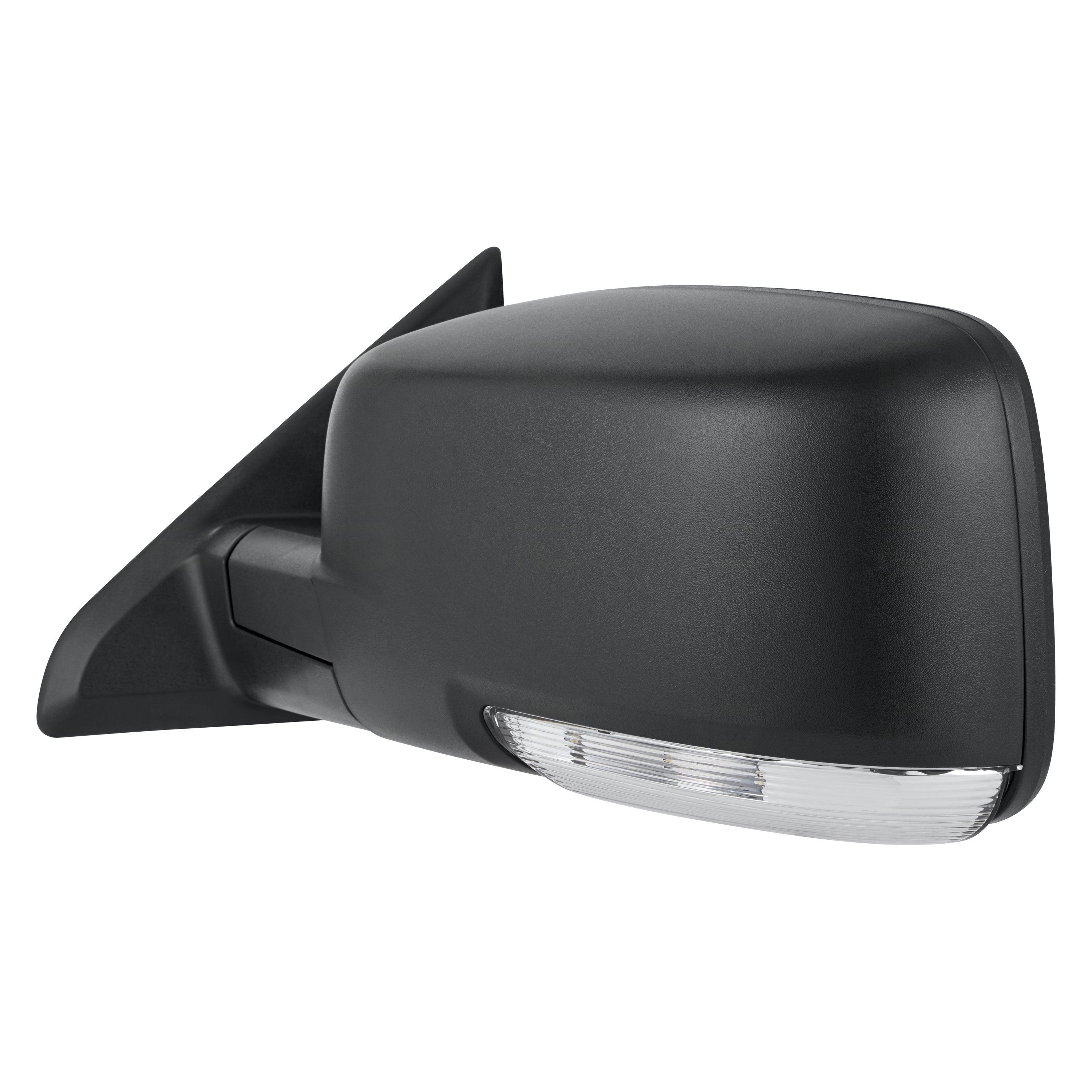 DODGE TRUCKS & VANS DODGE/PU (R2500/3500) DOOR MIRROR LEFT (Driver Side) PWR/HTD/SIGNAL/PUDDLE (SINGLE GLASS)(TEXT BLACK) OEM#68026559AD 2010-2012 PL#CH1320304