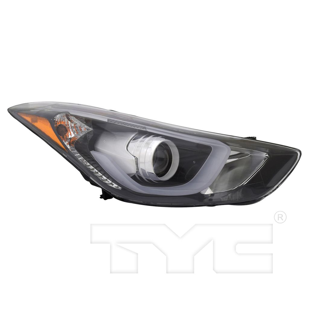 HYUNDAI ELANTRA SEDAN HEAD LAMP ASSY RIGHT (Passenger Side) (W/ LED) OEM#921023X450 2014-2016 PL#HY2503188