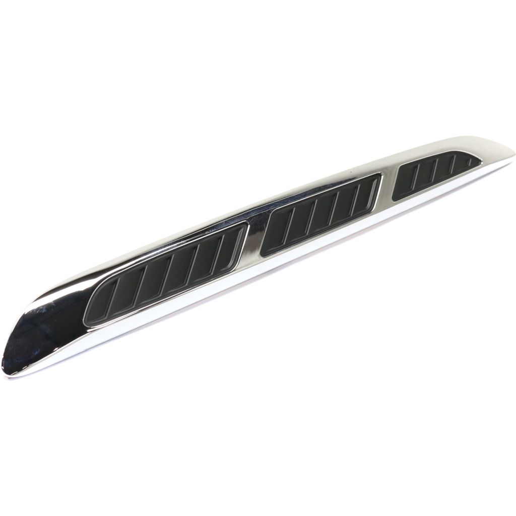 BUICK ENCLAVE HOOD MOLDING SIDE LEFT (Driver Side) CHR/BLK OEM#25867285 2008-2012 PL#GM1235126