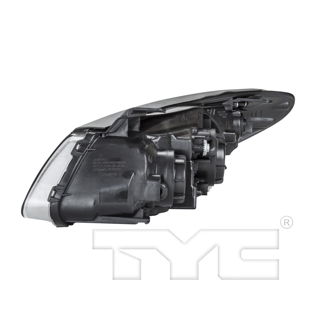 HYUNDAI ELANTRA SEDAN HEAD LAMP ASSEMBLY RIGHT (Passenger Side) **CAPA** OEM#921022H050 2007-2009 PL#HY2503138C