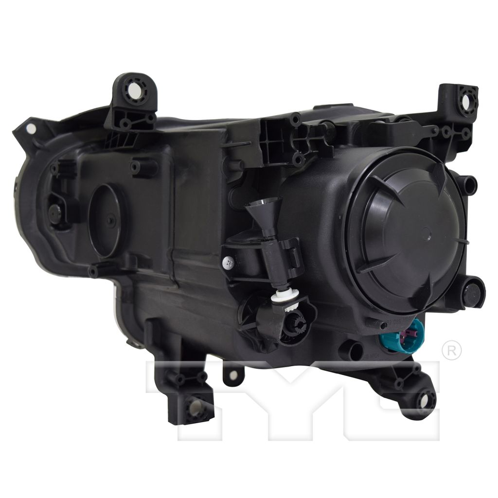 JEEPVEHICLE CHEROKEE HEAD LAMP ASSY RIGHT (Passenger Side) (HALOGEN)(BLACK BEZEL)(LOWER)**CAPA** OEM#68292992AB 2016-2018 PL#CH2503313C