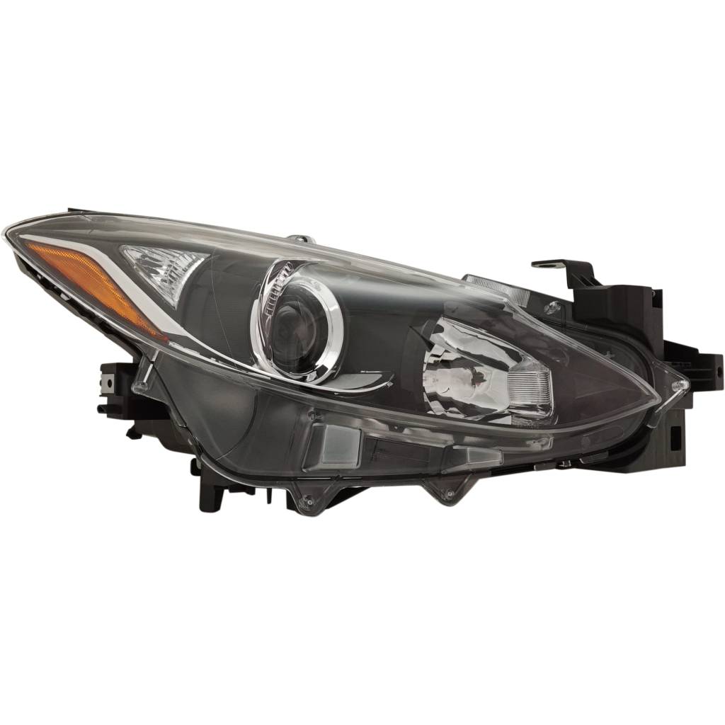 MAZDA MAZDA3 HEAD LAMP RIGHT (Passenger Side) (HALOGEN) **CAPA** OEM#BPW1510K0 2014-2016 PL#MA2503144C