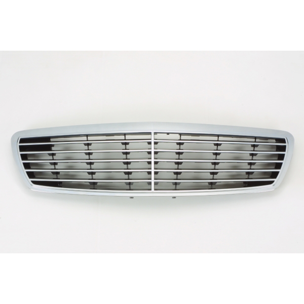 MERCEDES-BENZ E-CLASS (211) (SEDAN /WAGON 04-09) GRILLE CHR/BLK (W/5 STRIPS)(W/O Proximity Cruise Control) OEM#21188005839040 2003-2006 PL#MB1200135
