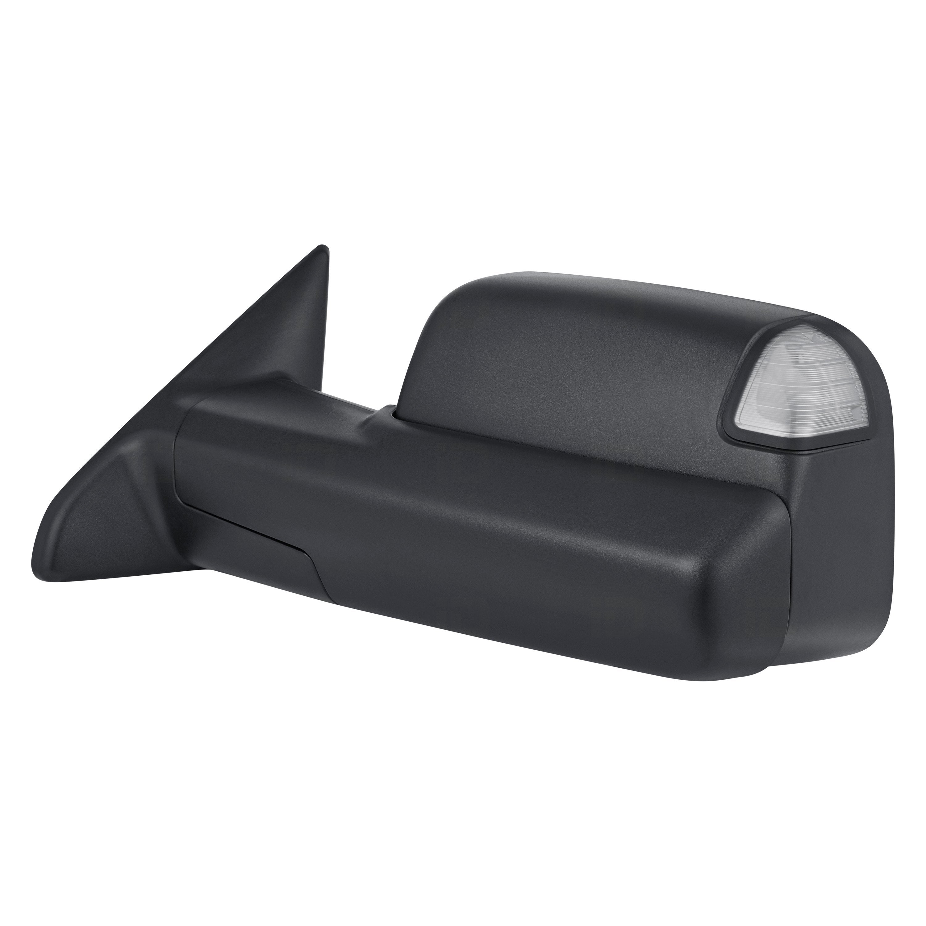 DODGE TRUCKS & VANS DODGE/PU (R1500) DOOR MIRROR LEFT (Driver Side) PWR/HTD/SIGNAL/PUDDLE (DUAL GLASS)(TEXT BLACK)(W/TOW PKG) OEM#55372071AM 2010-2011 PL#CH1320315