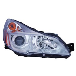 SUBARU OUTBACK HEAD LAMP ASSEMBLY RIGHT (Passenger Side) (CHROME BEZEL) **CAPA** OEM#84001AJ20A 2013-2014 PL#SU2503143C