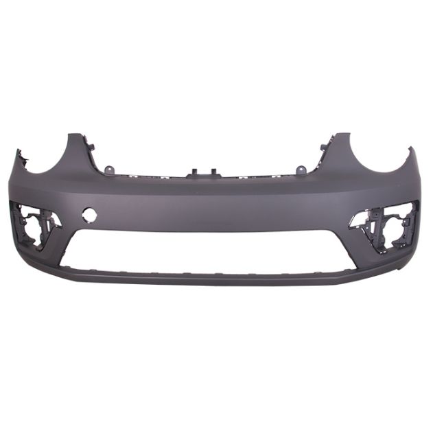 VOLKSWAGEN BEETLE FRONT BUMPER COVE PRIMED (WO/SENSOR)(14-16 R-LINE/GSR ONLY) OEM#5C5807217ANGRU 2014-2019 PL#VW1000215