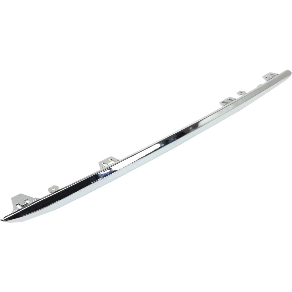 MERCEDES-BENZ E-CLASS SEDAN (212) REAR BUMPER MLDG OUTER RIGHT (Passenger Side) CHROME (WO/AMG) OEM#2128853621 2014-2016 PL#MB1159113