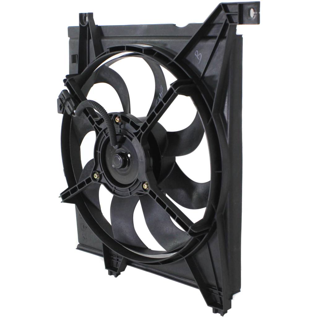 KIA SPECTRA5 HATCHBACK RADIATOR FAN ASSEMBLY (LH) OEM#253802F000 2005-2009 PL#KI3115117