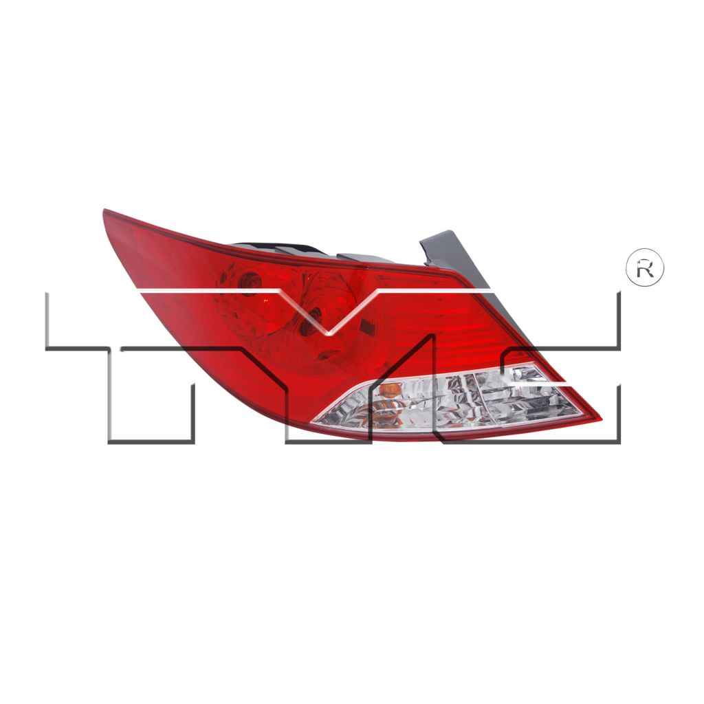 HYUNDAI ACCENT SEDAN TAIL LAMP ASSEMBLY LEFT (Driver Side) S/D **CAPA** OEM#924011R010 2012-2014 PL#HY2800144C