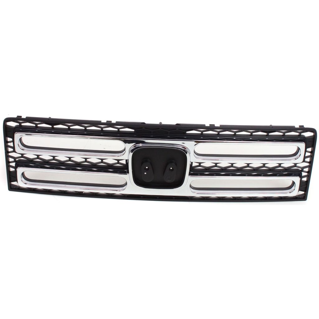 HONDA RIDGELINE GRILLE BLACK W/CHR MOLDING (W/HONEYCOMB) OEM#71100SJCA00ZA 2006-2008 PL#HO1200183