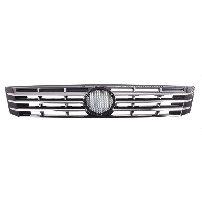 VOLKSWAGEN PASSAT GRILLE CHROME/BLACK (W/ 4 VERTICAL CHROME MLDG) OEM#561853651BOQE 2012-2015 PL#VW1200155