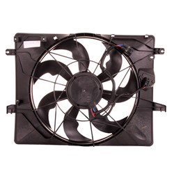 HYUNDAI GENESIS COUPE RADIATOR & A/C FAN ASSY (2.0L) OEM#253802M500 2013-2014 PL#HY3115147