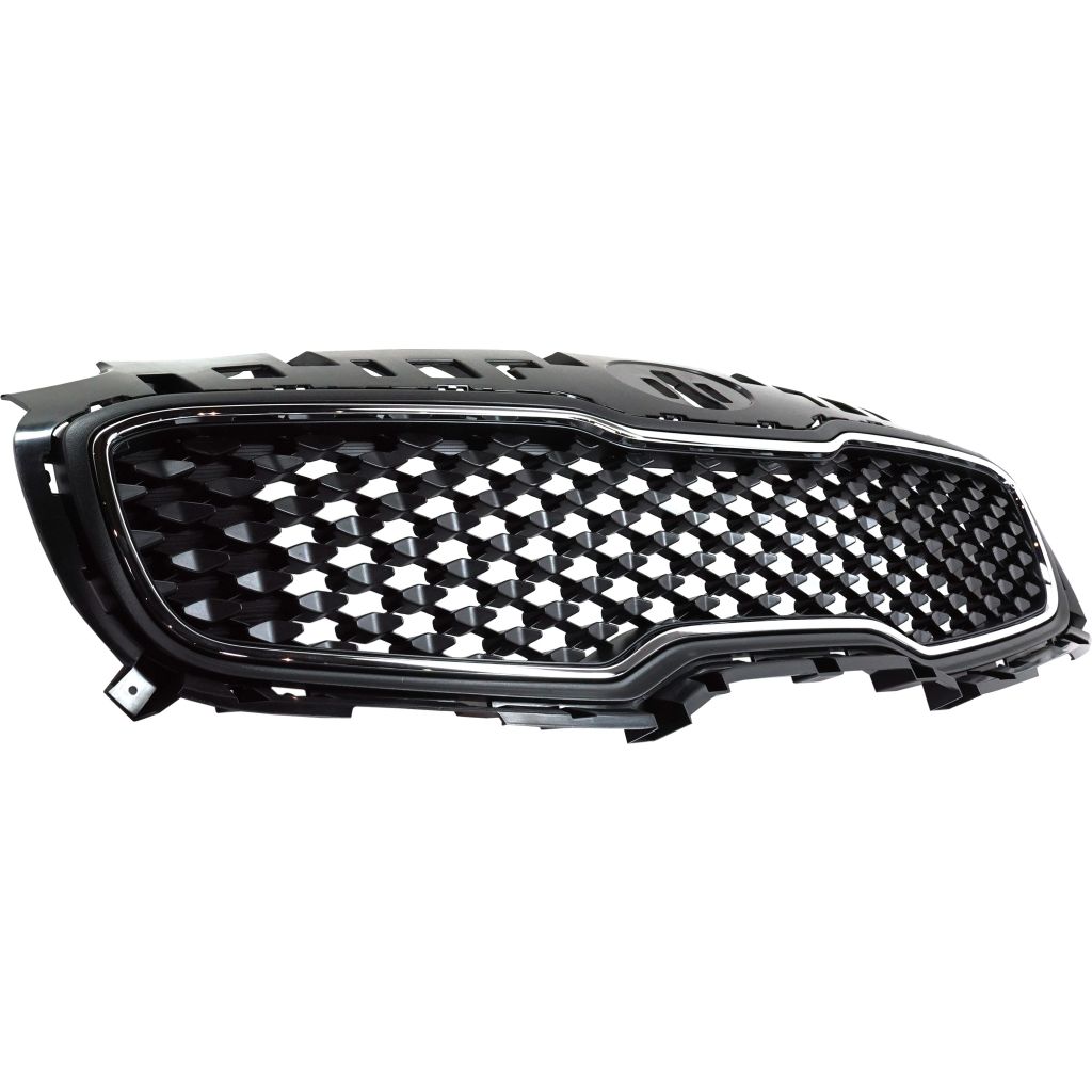 KIA SPORTAGE GRILLE ASSEMBLY MAT-BLK (W/CHR FRAME)(FWD)**CAPA** OEM#86350D9000 2017-2019 PL#KI1200194C