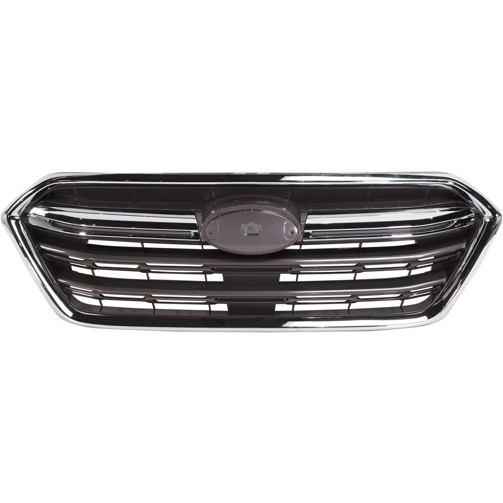 SUBARU OUTBACK GRILLE ASSY PTD-SILVER (WO/50th Edition)(W/CHROME TRIM) OEM#91121AL17B 2018-2019 PL#SU1200172