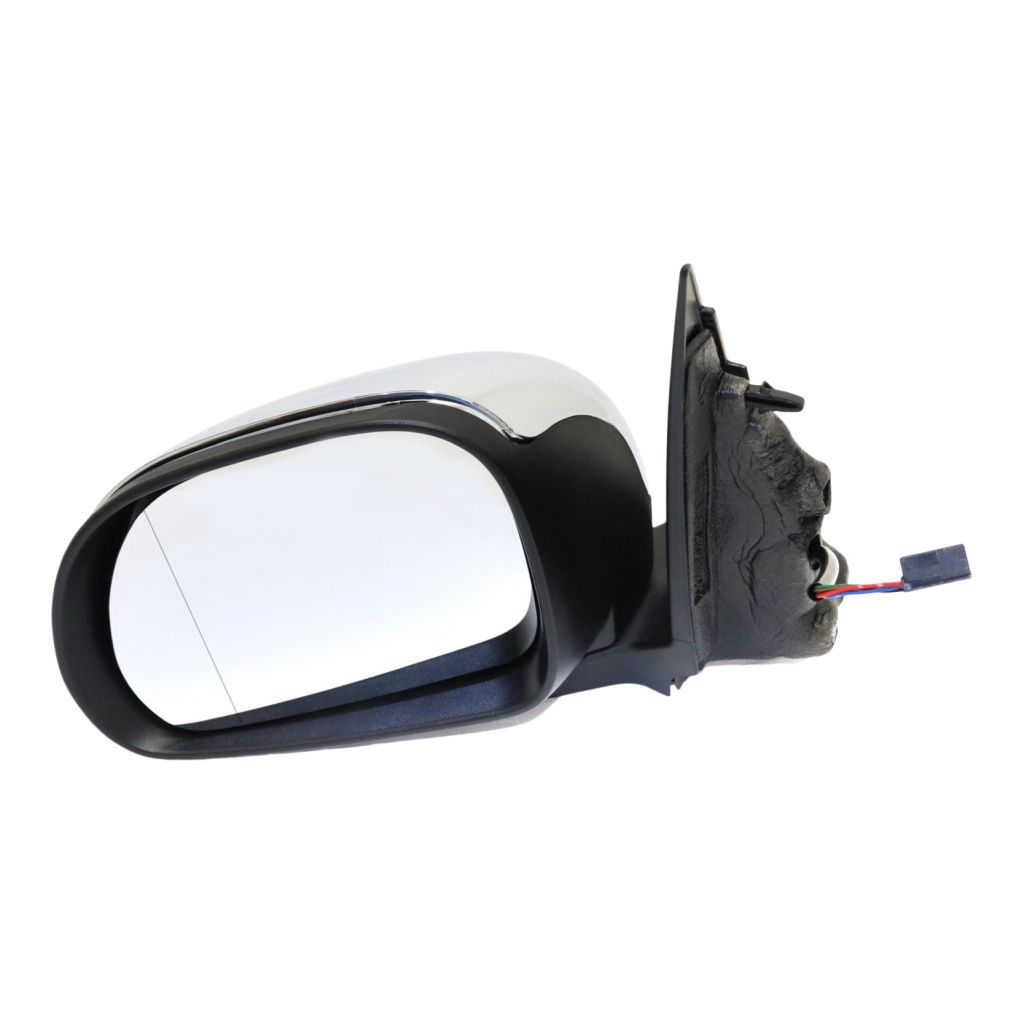 FIAT 500L 4DOORS (FIAT) DOOR MIRROR LEFT (Driver Side) POWER/HEATED (W/SPOT GLASS) (CHROME CVR) OEM#5RE87JXWAA-PFM 2014-2020 PL#FI1320103