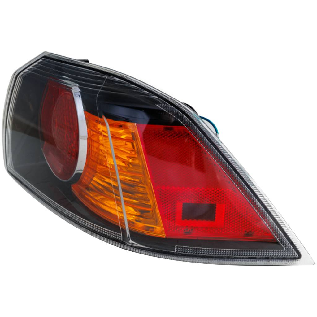 MITSUBISHI LANCER TAIL LAMP ASSY RIGHT (Passenger Side) (OUTER)(BLACK BEZEL) OEM#8330A622 2009-2017 PL#MI2805103