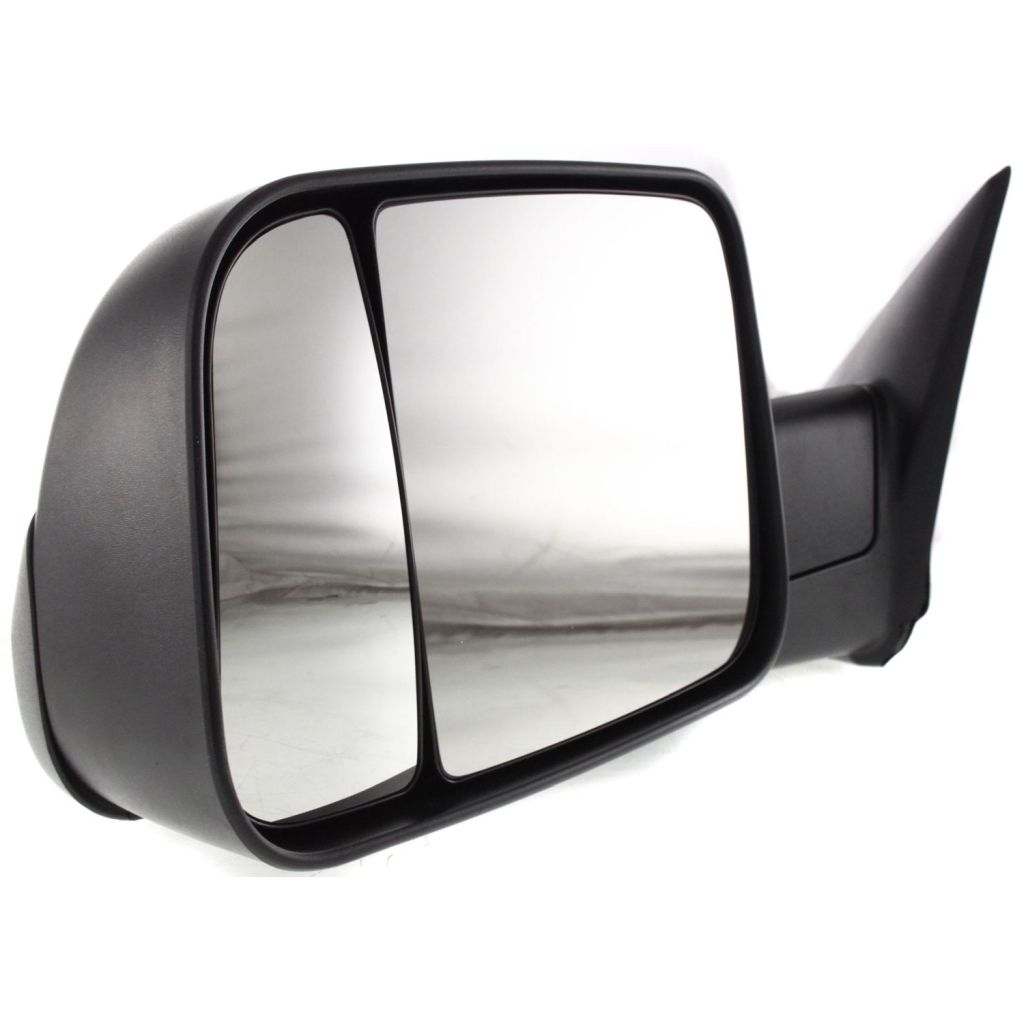 DODGE TRUCKS & VANS DODGE/PU (R2500/3500) DOOR MIRROR LEFT (Driver Side) MANUAL (DUAL GLASS)(TXT-BLK)(W/TOW PKG) OEM#55372072AC 2010-2012 PL#CH1320314