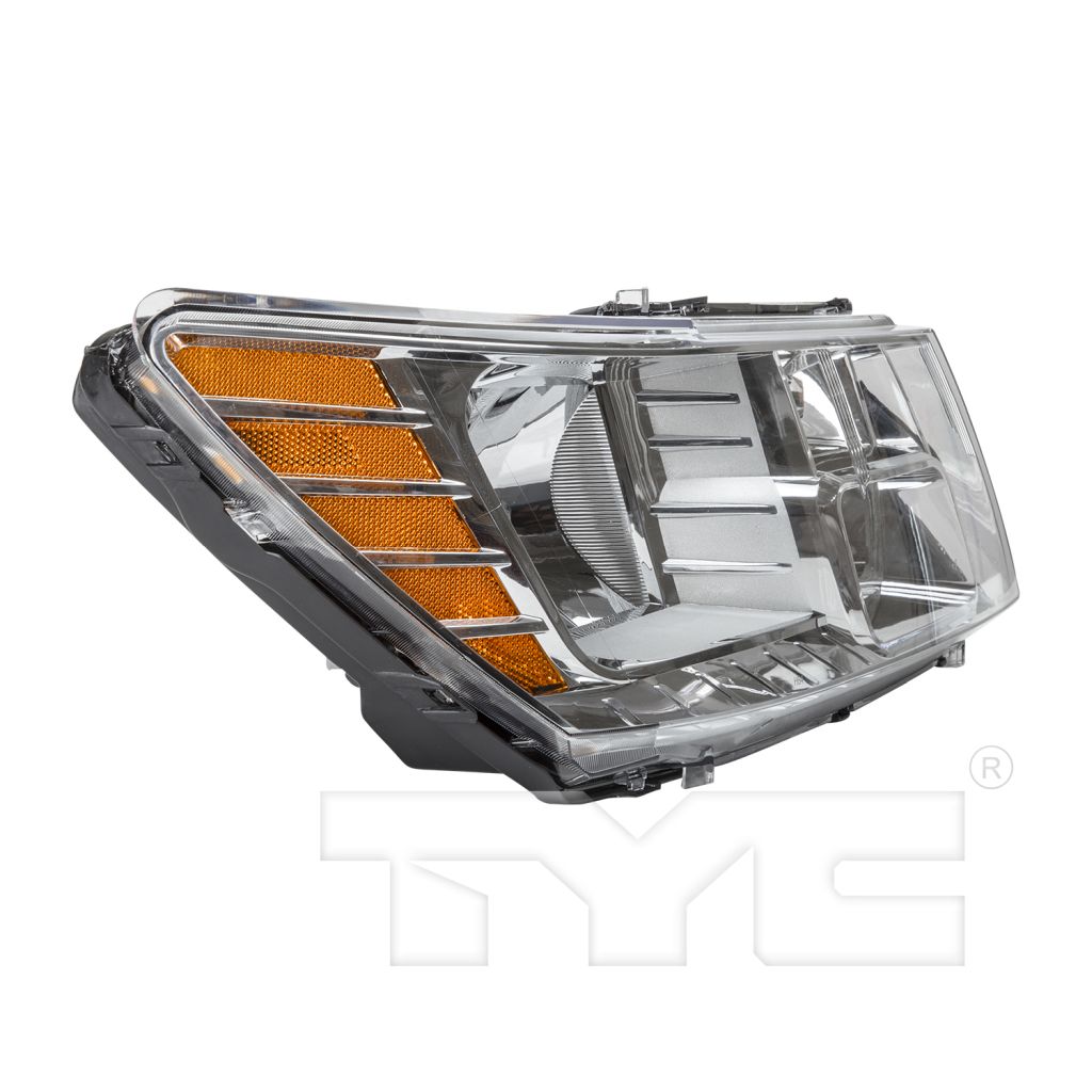 DODGE JOURNEY HEAD LAMP ASSEMBLY RIGHT (Passenger Side) (CHROME BEZEL) **CAPA** OEM#5116288AC (P) 2009-2020 PL#CH2503222C