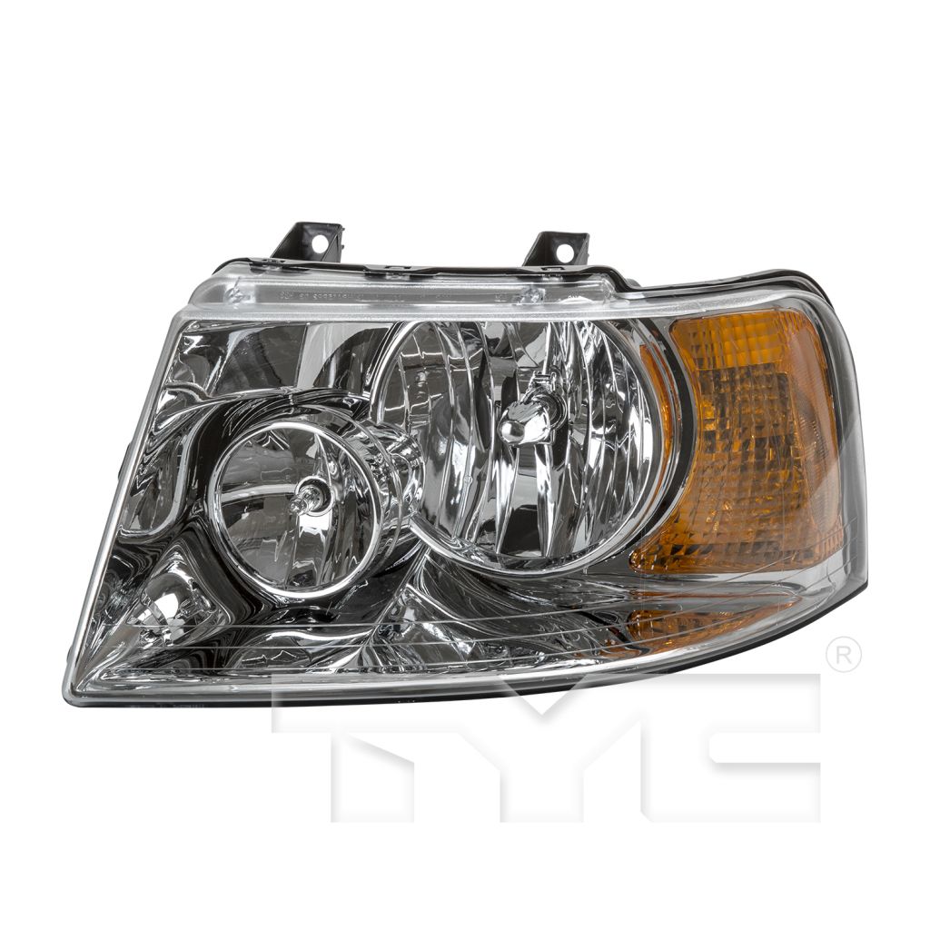 FORD TRUCKS & VANS EXPEDITION HEAD LAMP ASSY LEFT (Driver Side) (CHROME) OEM#6L1Z13008BA 2003-2006 PL#FO2502181