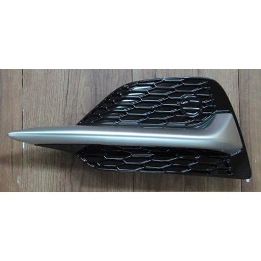 NISSAN ROGUE SPORT (2.0L) FRONT BUMPER COVER FINISHER RIGHT (Passenger Side) PTD-BLACK W/SILVER MLDG OEM#622566MR0B 2020-2022 PL#NI1039171