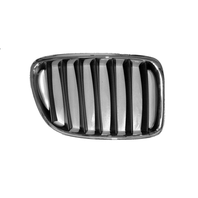 BMW BMW X1 GRILLE RIGHT (Passenger Side) CHR/BLK (STD/SPORT) OEM#51112993306 2013-2015 PL#BM1200221