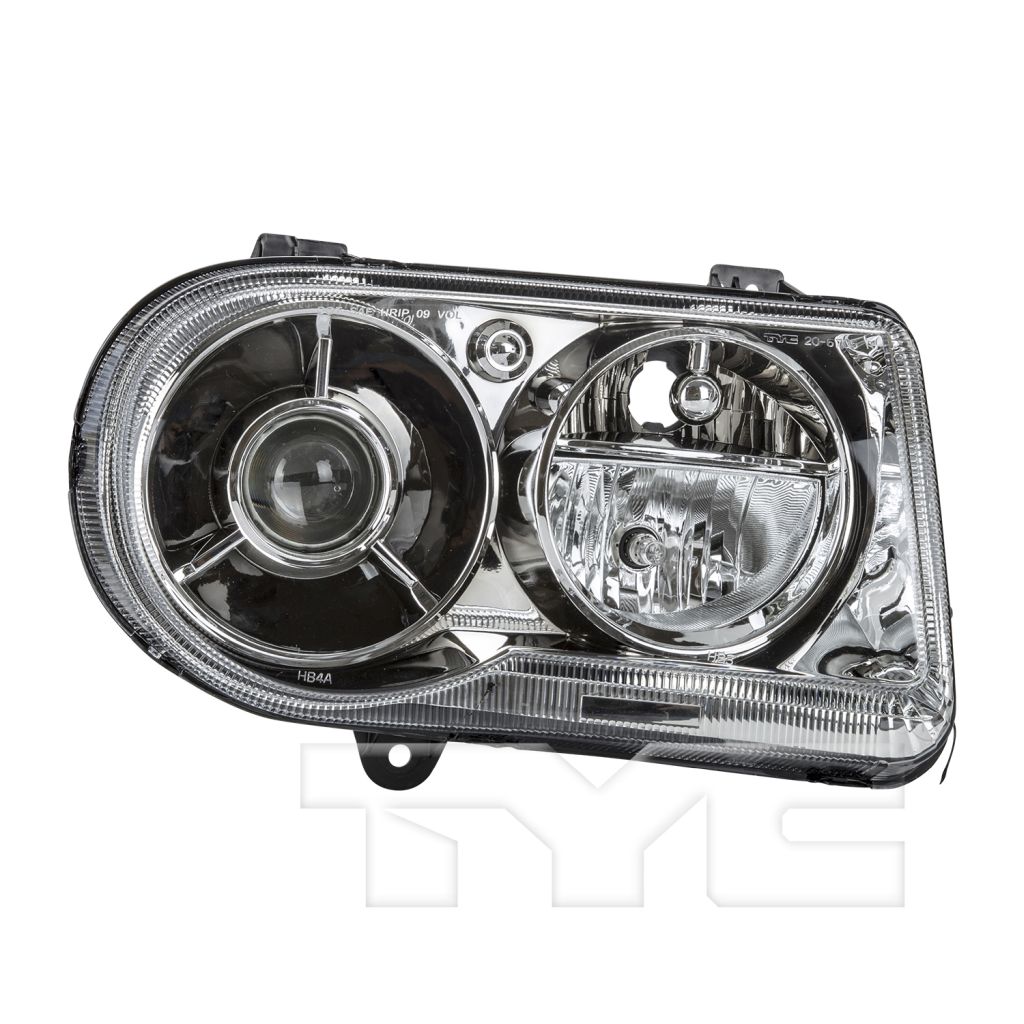 CHRYSLER 300 HEAD LAMP ASSEMBLY RIGHT (Passenger Side) 5.7L (HALOGEN)(PROJECTOR) OEM#57010862AA 2005-2010 PL#CH2503167
