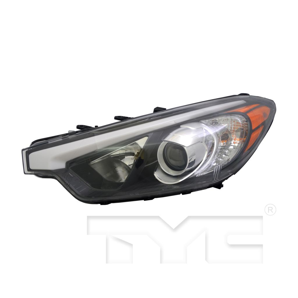 KIA FORTE5 HATCHBACK HEAD LAMP ASSY LEFT (Driver Side) (HALOGEN)(WO/LED) OEM#92101A7200 2014-2016 PL#KI2502170
