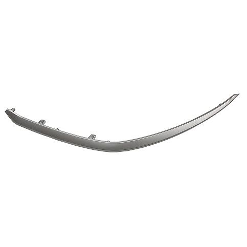 KIA FORTE SEDAN FRONT BUMPER UPPER MLDG LEFT (Driver Side) GLOSS-GRAY (HEAD LAMP FILLER) OEM#863A7M7500 2022-2024 PL#KI1046110