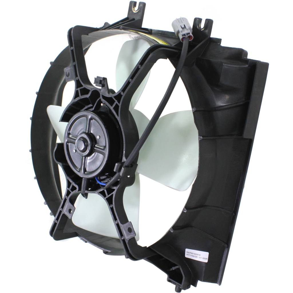 MAZDA PROTEGE5 5DOORS HATCHBACK RADIATOR FAN ASSY (LEFT (Driver Side) SIDE)(A/T)(W/O TURBO) OEM#ZL0415025C 2002-2003 PL#MA3115112
