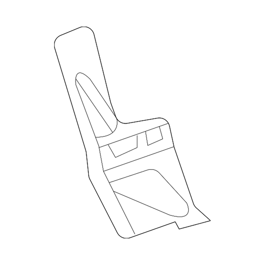 MERCEDES-BENZ C-CLASS SEDAN REAR BUMPER SIDE LOWER SUPPORT RIGHT (Passenger Side) (C300 W/AMG) OEM#2068852003 2022-2025 PL#MB1143122