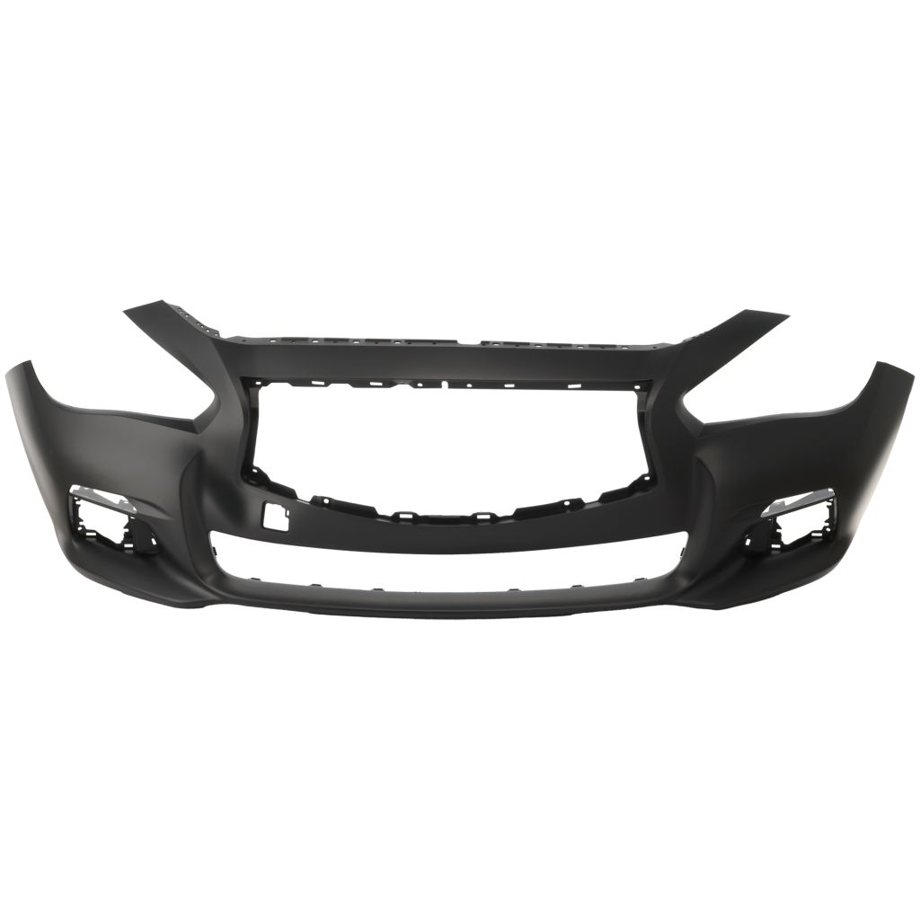 INFINITI Q50 FRONT BUMPER COVER PRIMED (WO/SENSOR)(WO/SPORT) OEM#620224HB0H 2014-2017 PL#IN1000256