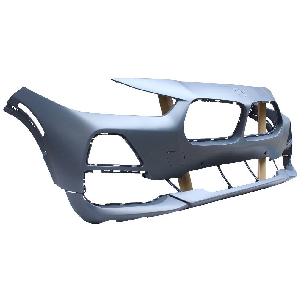 BMW BMW X2 FRONT BUMPER COVER PRIMED (WO/HL WASHER)(W/SENSOR)(28i WO/M SPORT) OEM#51119491566 2018-2022 PL#BM1000501