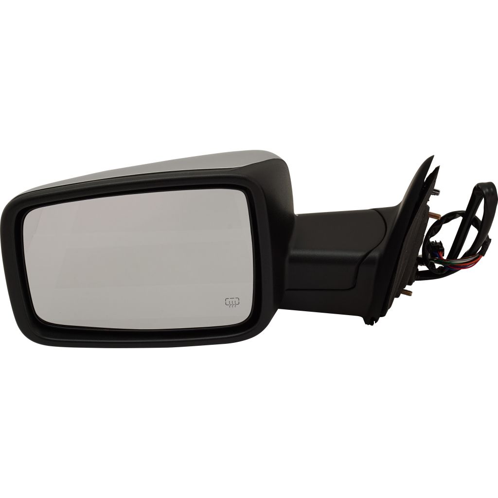 DODGE TRUCKS & VANS DODGE/PU (R1500) DOOR MIRROR LEFT (Driver Side) PWR/HTD/SIGNAL/PUDDLE/MEMORY (SINGLE GLASS)(CHR) OEM#55079043AD (P) 2009-2012 PL#CH1320292