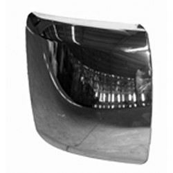 GM TRUCKS & VANS SILVERADO/PU 2500/3500 (CHEVY) FRONT BUMPER END RIGHT CHROME (WO/FOG) OEM#15839254 2007-2010 PL#GM1017107