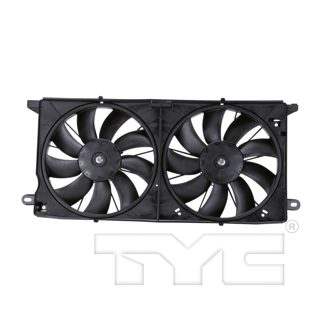 OLDSMOBILE AURORA RADIATOR & A/C FAN ASSY (4.0L-V8)(DUAL FAN) OEM#12494766-PFM 2001-2003 PL#GM3115186