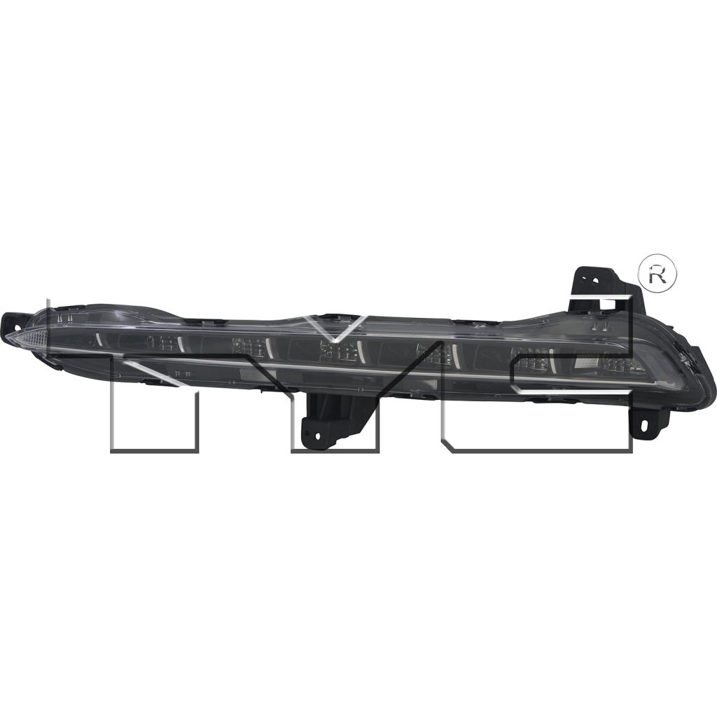 HYUNDAI SONATA DAYTIME RUNNING LAMP ASSEMBLY RIGHT (Passenger Side) (LED)**CAPA** OEM#92208C1000 2015-2017 PL#HY2563100C
