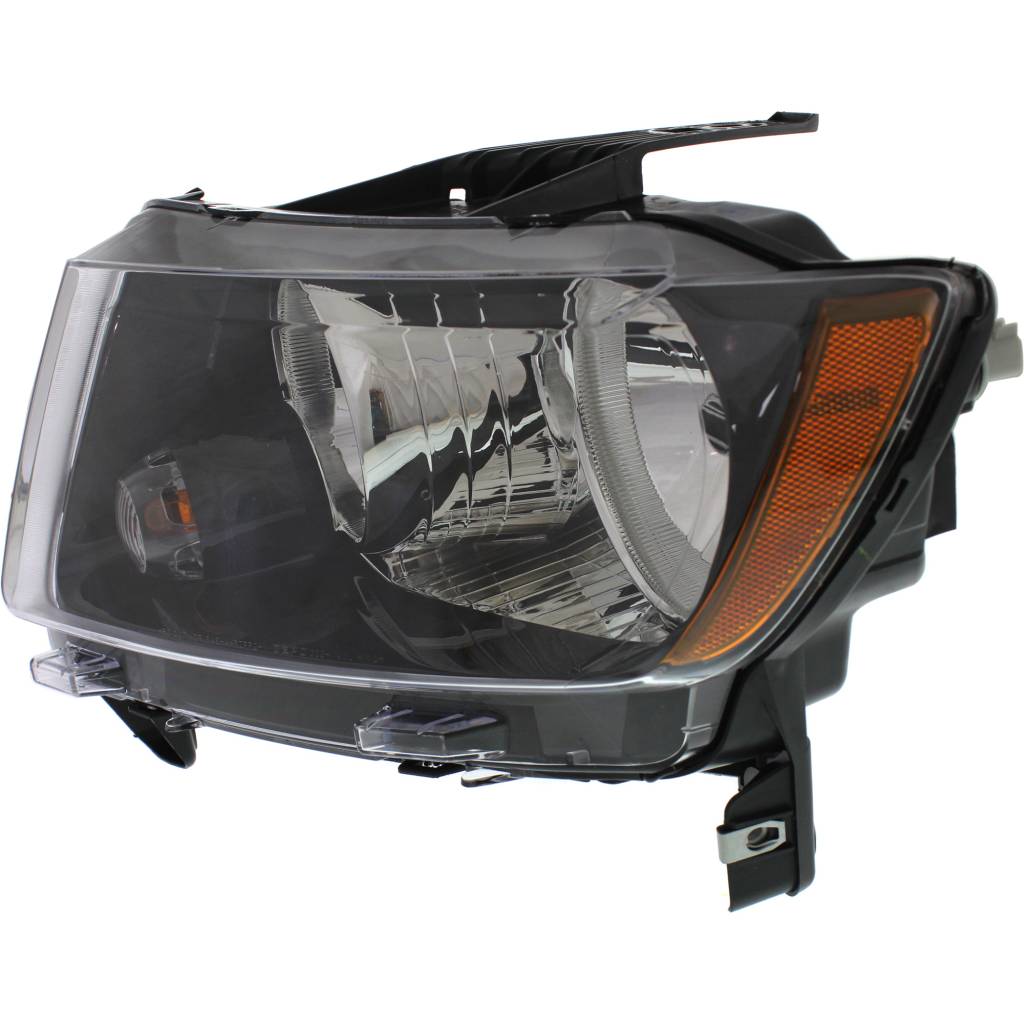 JEEP COMPASS HEAD LAMP ASSEMBLY LEFT (Driver Side) (WO/PROJECTOR)(BLK BEZEL) OEM#68171215AB 2013-2017 PL#CH2502246