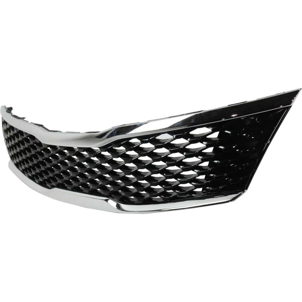 KIA OPTIMA GRILLE PAINTED BLACK W/SMOKED BLACK MOLDING OEM#86350D5020 2016-2018 PL#KI1200189