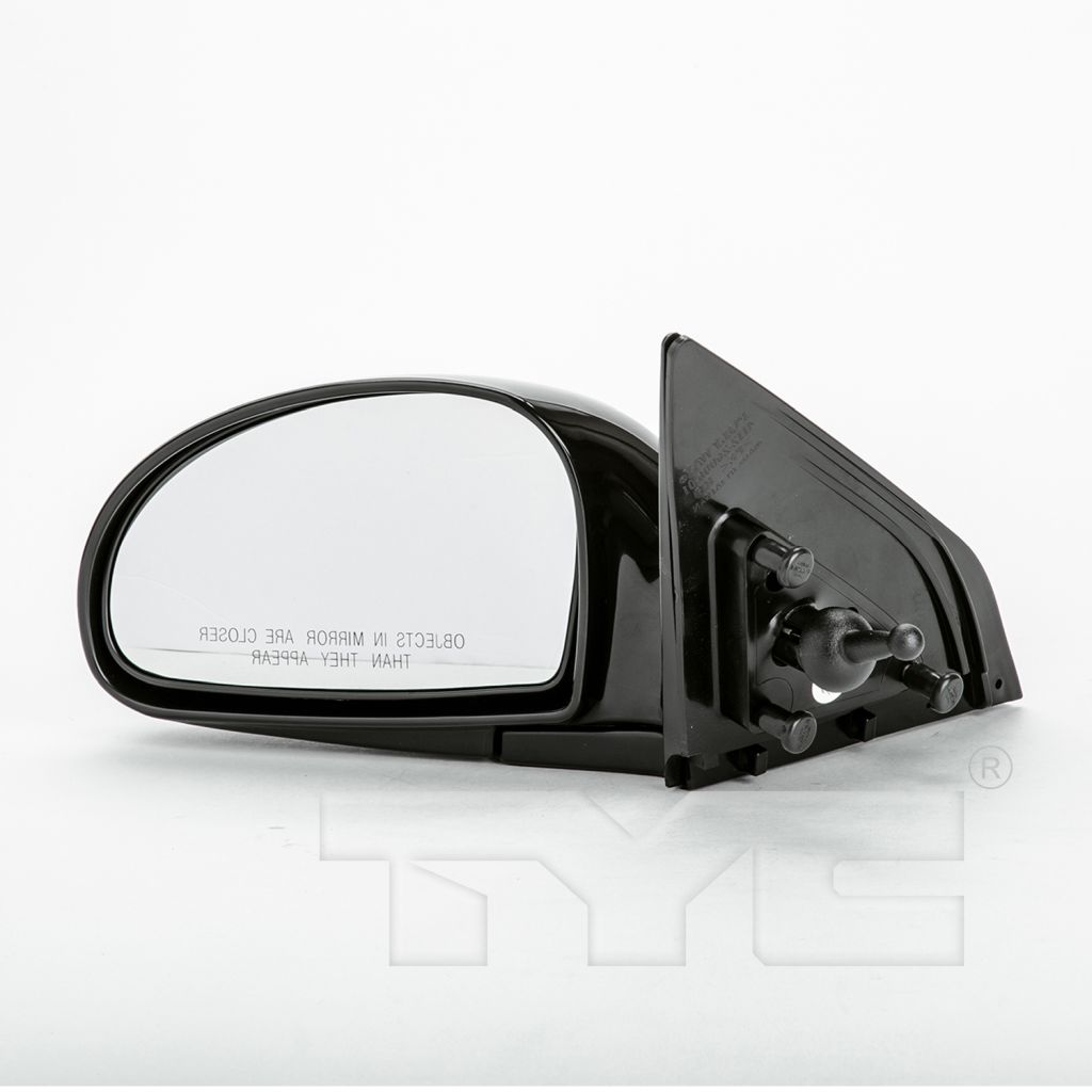 KIA SPECTRA SEDAN (New Style/W/ 2.0L) DOOR MIRROR LEFT (Driver Side) MANUAL REMOTE (PTM)(EXC EX/SX MDL)(06:TO 7-1-06) OEM#876102F051 2004-2009 PL#KI1320125