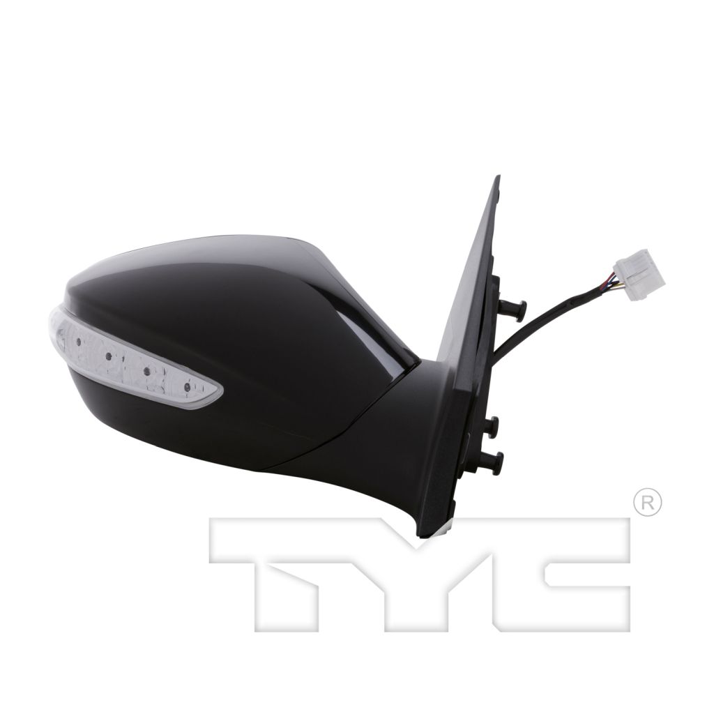 HYUNDAI SONATA DOOR MIRROR RIGHT (Passenger Side) POWER/HEATED (W/ SIGNAL)(WO/BLIND SPOT) OEM#876203Q110 2011-2014 PL#HY1321168