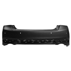 HONDA ACCORD SEDAN REAR BUMPER COVER PRIMED (4/6 CYL) (DUAL EXHAUST)(W/ SENSOR) **CAPA** OEM#71500T2FA80ZZ 2016-2017 PL#HO1100293C
