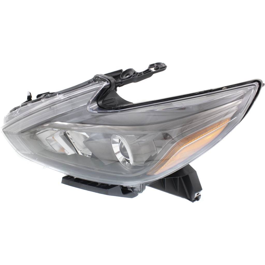 NISSAN ALTIMA SEDAN HEAD LAMP ASSY LEFT (Driver Side) (HALOGEN)(WO/LED DRL)(BLACK BEZEL)(SR) OEM#260609HS9B 2016-2018 PL#NI2502249