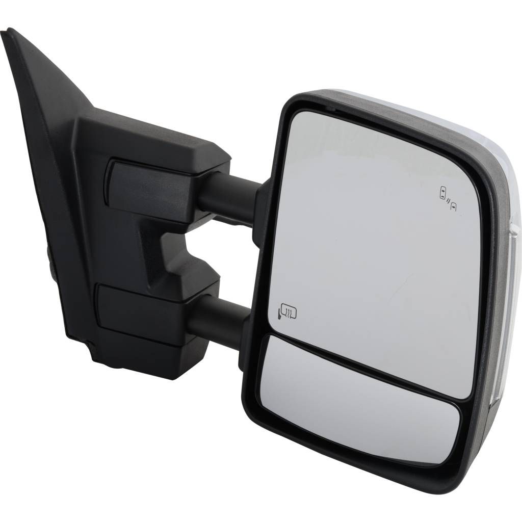 NISSAN TITAN XD DOOR MIRROR RIGHT (Passenger Side) PWR/HTD/SIGNAL/PUDDLE (W/BSM)(CHROME CVR)(TOWING)(CREWCAB)(WO/DIMMING) OEM#96301EZ91E-PFM 2016-2019 PL#NI1321309