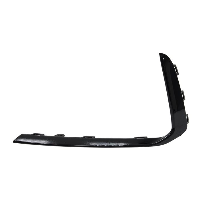 VOLKSWAGEN JETTA SEDAN (EXC GLI) FRONT BUMPER MLDG SIDE LEFT (Driver Side) (Driver Side) GLOSS-BLACK (SPORT) OEM#17A853763A041 2025-2026 PL#VW1046128