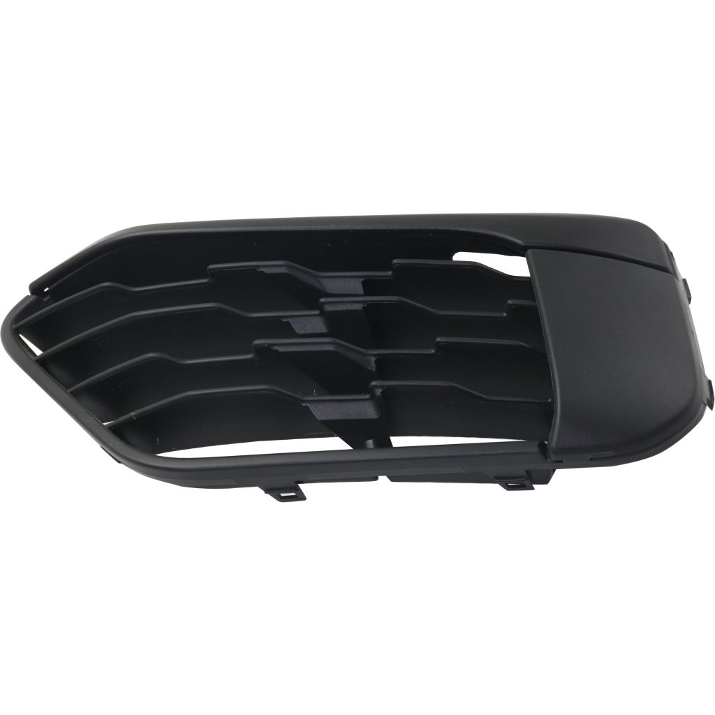 BMW BMW X1 FRONT BUMPER GRILLE LEFT (Driver Side) MAT-BLACK (WO/SENSOR)(BASE) OEM#51117453981 2016-2019 PL#BM1038203