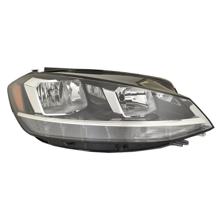 VOLKSWAGEN GOLF HEAD LAMP ASSY RIGHT (Passenger Side) (HALOGEN) **CAPA** OEM#5GM941006E 2018-2021 PL#VW2503176C