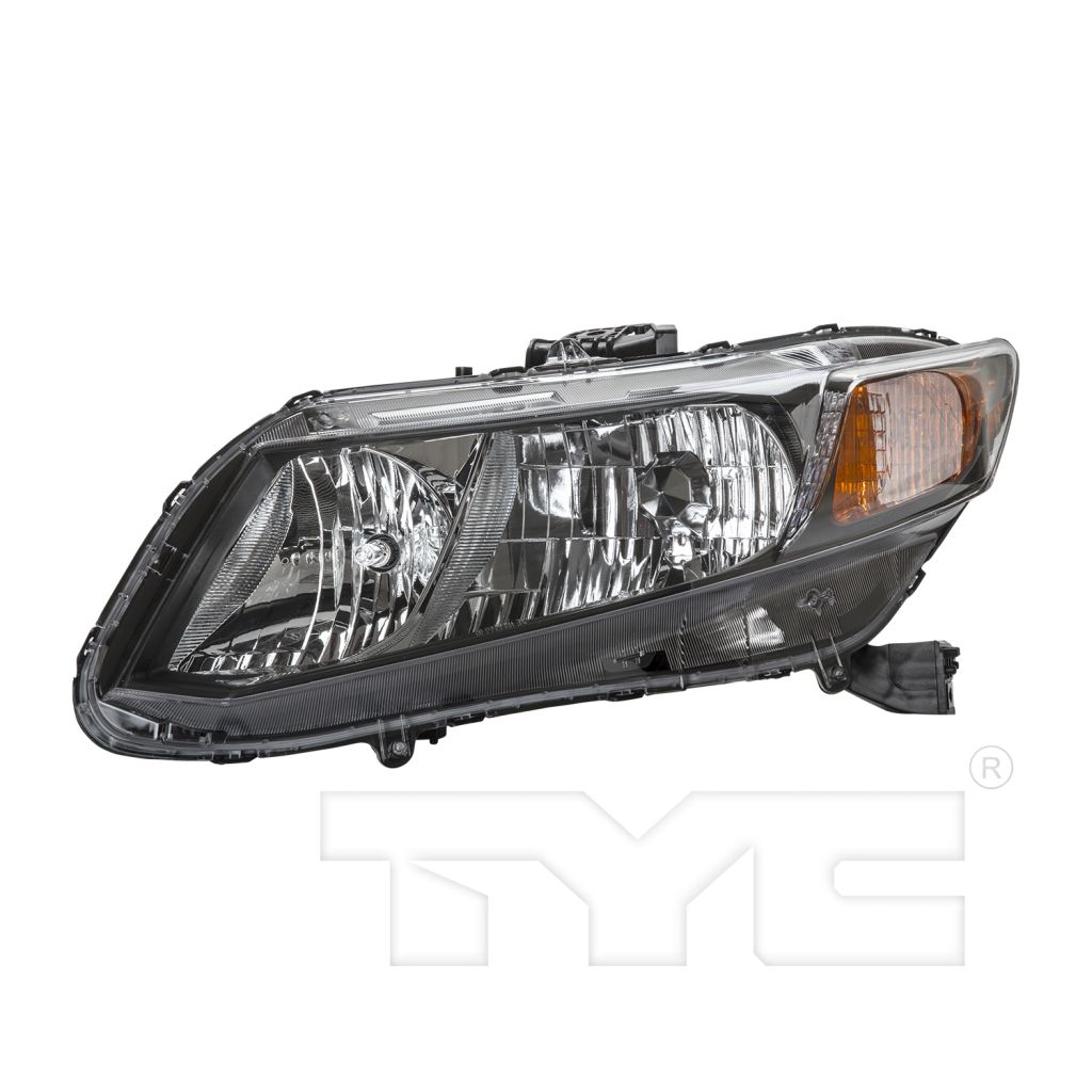 HONDA CIVIC COUPE HEAD LAMP ASSEMBLY LEFT (Driver Side)**CAPA** OEM#33150TR0A01 2012 PL#HO2502144C