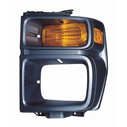 FORD TRUCKS & VANS FORD VAN CUTAWAY (E250/350/450/550) HEAD LAMP DOOR & P/S LAMP LEFT (Driver Side) (W/ SEALED BEAM HEAD LAMP)**CAPA** OEM#8C2Z13201B 2008-2025 PL#FO2524103C