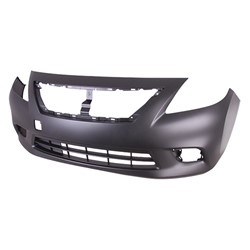 NISSAN(DATSUN) VERSA SEDAN FRONT BUMPER COVER PRIMED (W/CVT) OEM#FBM229KA0J 2013-2014 PL#NI1000291