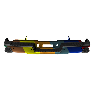 GM TRUCKS & VANS SILVERADO/PU 2500/3500 (CHEVY) REAR STEP BMP ASSY PTD (DUAL REAR WHEEL)(W/SENSOR)(W/HITCH BAR) OEM#23112252-PFM 2015-2019 PL#GM1103193